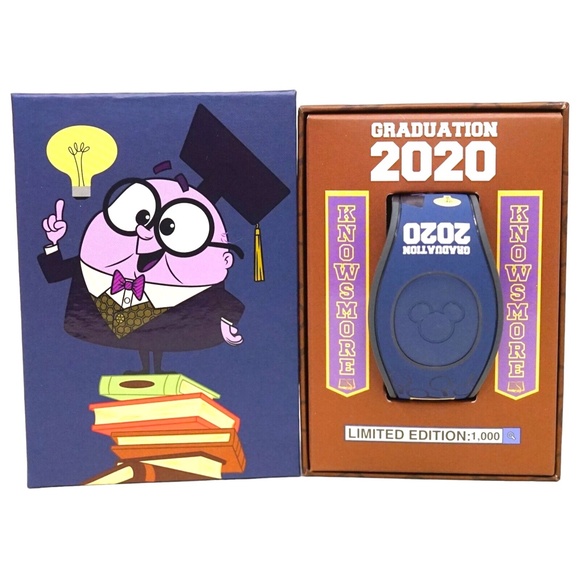 New Disney Parks Knowsmore Graduation 2020 Link It Later Magic Band 2.0 LE 1000 - Picture 1 of 3